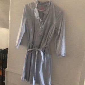 Lilly Pulitzer classic pinstripes tuxedo dress